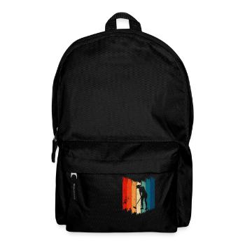 Vintage Croquet Retro Croquet - Backpack - black - Front