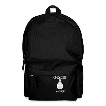 A genius at work as an engineer, as - Backpack - black - Front