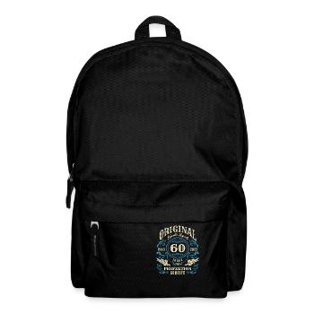Original Lebende Legenden wurden 1963 geboren 60. - Rucksack - Schwarz - Vorne
