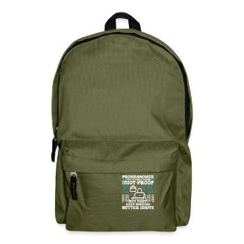 Programmeur j’essaie de faire des choses - Sac à dos - vert olive - Devant