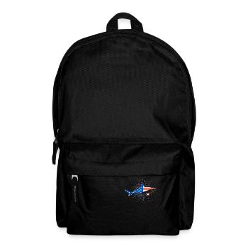 Hai 4. Juli Amerikanische Flagge Patriotisch US - Rucksack - Schwarz - Vorne