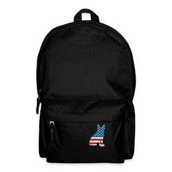 Boston Terrier July 4 Patriotic American - Backpack - black - Front