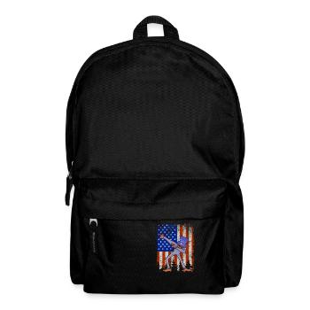 Dabbing Bigfoot July 4 Sasquatch American - Backpack - black - Front