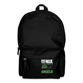 Damen Die tut nix die will nur angeln | Anglerin - Rucksack - Schwarz - Vorne