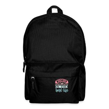 Mama Life ist das beste Leben - Muttertag - Rucksack - Schwarz - Vorne