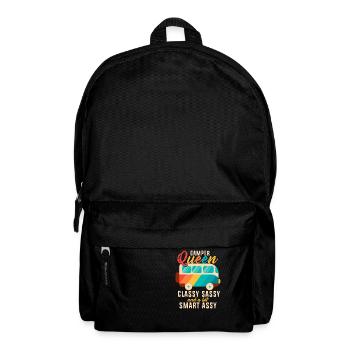 Camper Queen Classy Frech Und ein bisschen Smart Assy - Rucksack - Schwarz - Vorne