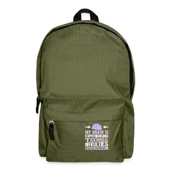 Quote Epilepsy Awareness Fighters - Backpack - olive green - Front