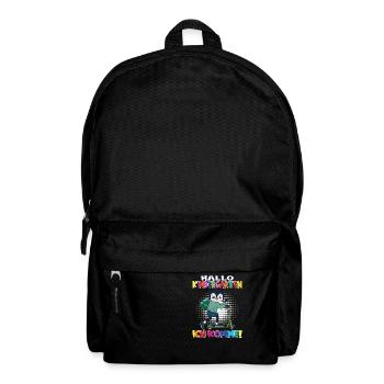 Kindergartenkind Hallo Kindergarten Ich Komme - Rucksack - Schwarz - Vorne