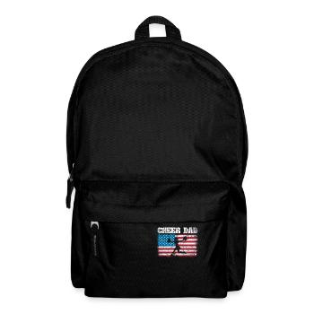 4 juillet Drapeau américain Encouragez papa papa patriotique père - Sac à dos - noir - Devant