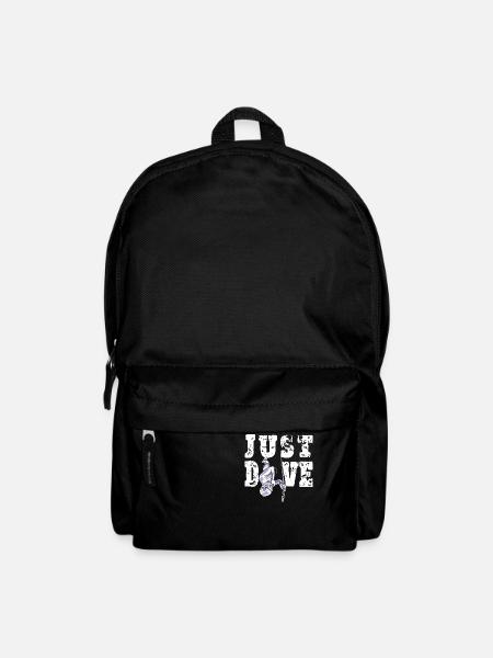 Freediver Quote Freitauchen - Rucksack - Schwarz