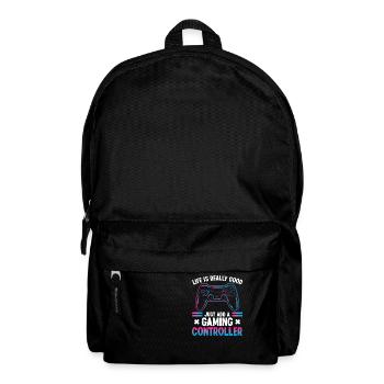 Life is really good just add a Gaming - Backpack - black - Front