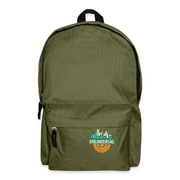 Master of Engineering - Backpack - olive green - Front