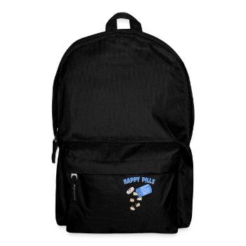 Happy Pills Scottish Fold Cat Funny Kitten Lover - Backpack - black - Front