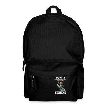 I'm enough I'm going surfing Windsurfer saying - Backpack - black - Front