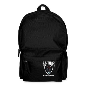 Papa Vathor Va Thor Vatertag Vatertagsgeschenk - Rucksack - Schwarz - Vorne