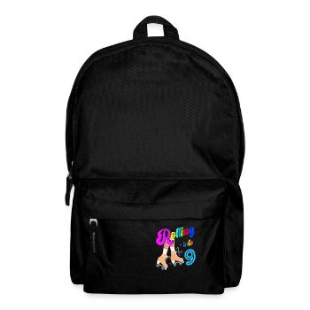 Rolling Into 9 years Lets Roll I'm Turning 9 Years - Backpack - black - Front