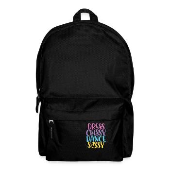 Breakdancing Tanzen für Tänzer - Rucksack - Schwarz - Vorne