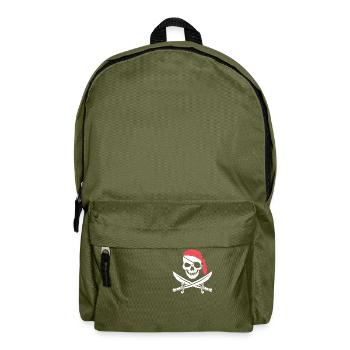 Jolly Roger laisse tomber Shipwrecked Pirate - Sac à dos - vert olive - Devant