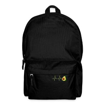 Avocado Design Mangeur d’avocat - Sac à dos - noir - Devant