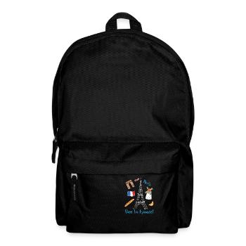 Paris Souvenir Eiffelturm Frankreich Geschenk - Rucksack - Schwarz - Vorne
