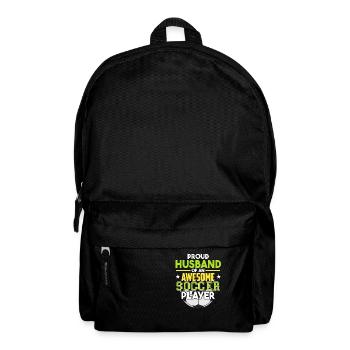 Mari d’un joueur de football Entraîneur de football - Sac à dos - noir - Devant