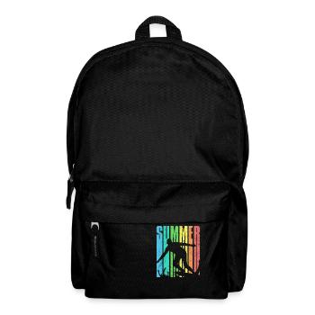 Surfin Summer vintage surfer 2023 - Backpack - black - Front
