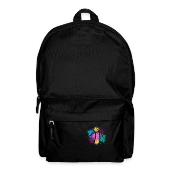 Colorful design for basketball players - Backpack - black - Front