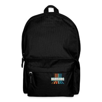 Hamburgerin Hamburger Hamburg - Rucksack - Schwarz - Vorne