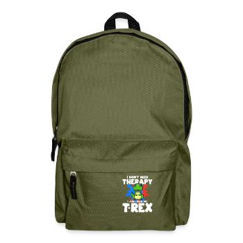 T-Rex - Backpack - olive green - Front