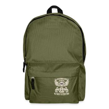 Une légende fête ses 88 ans Chemise d’anniversaire pour une journée spéciale - Sac à dos - vert olive - Devant