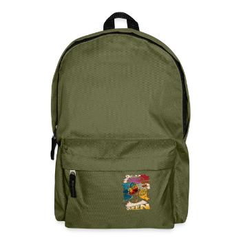 Juneteenth BLM Black Proud Woman Strong Black - Sac à dos - vert olive - Devant