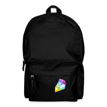 Cheesecake Cake Colorful - Backpack - black - Front