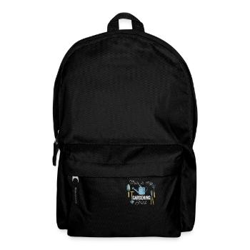 Dies ist mein Gartenarbeit Shirt lustig Gärtner - Rucksack - Schwarz - Vorne