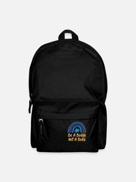 Sei ein Kumpel, kein Mobber Anti-Mobbing - Rucksack - Schwarz