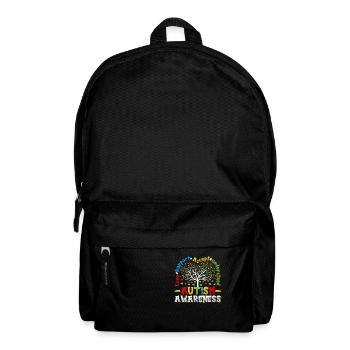Love support accept understand autism - Backpack - black - Front