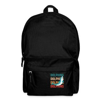 Dolphins Dolphins Dolphins Dolphins Animal Lover - Backpack - black - Front