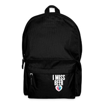 I Miss Beer 2 - Backpack - black - Front