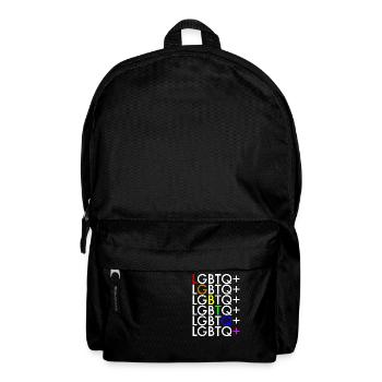 LGBTQ+ - Rucksack - Schwarz - Vorne