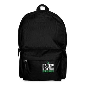 Ist Okay To Talk About Mental Health - Rucksack - Schwarz - Vorne