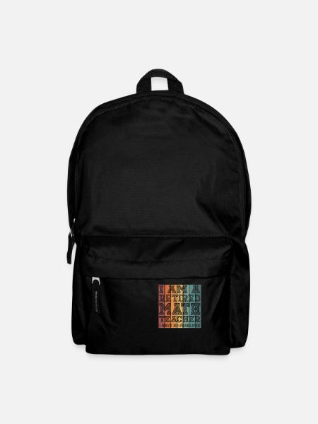 Lustiger Mathe Lehrer Spruch Mathematik - Rucksack - Schwarz
