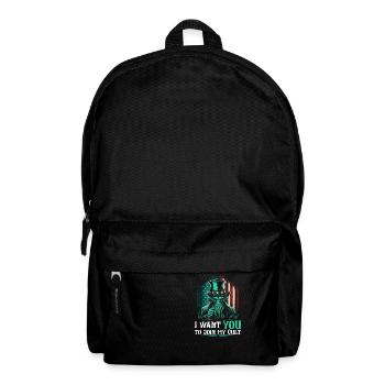 Cthulhu Cult, I Want You, Cosmic Horror Funny - Backpack - black - Front