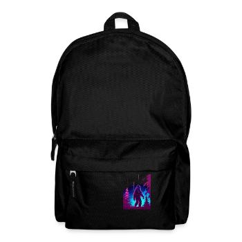 Bassquatch Bigfoot Stargazing Sasquatch Yeti - Backpack - black - Front