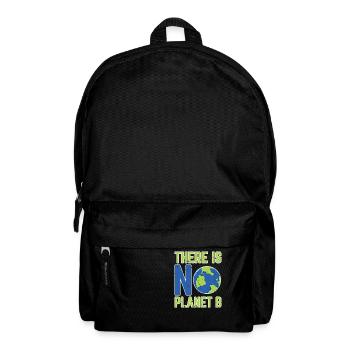 Il n’y a pas de planète B - Sac à dos - noir - Devant