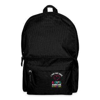 School Nurse Medical Nursing Nurse Appreciation - Backpack - black - Front