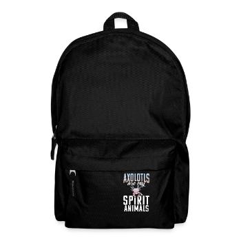 Axolotl Lover Gifts - Backpack - black - Front