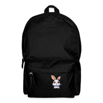 Hase Wasserfarben Zeichnung - Rucksack - Schwarz - Vorne
