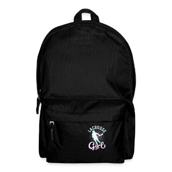 Lacrosse Girl Lacrosse Woman Player - Rucksack - Schwarz - Vorne