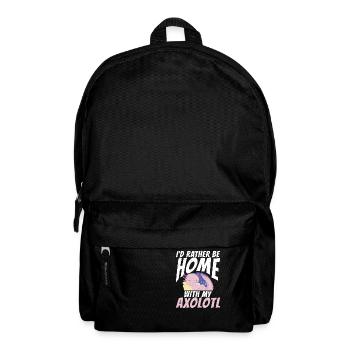 Axolotl Liebhaber Geschenke - Rucksack - Schwarz - Vorne