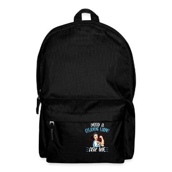 Need A Cleaning Lady - Rucksack - Schwarz - Vorne