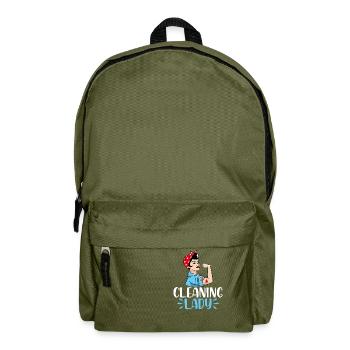 Cleaning Lady - Backpack - olive green - Front